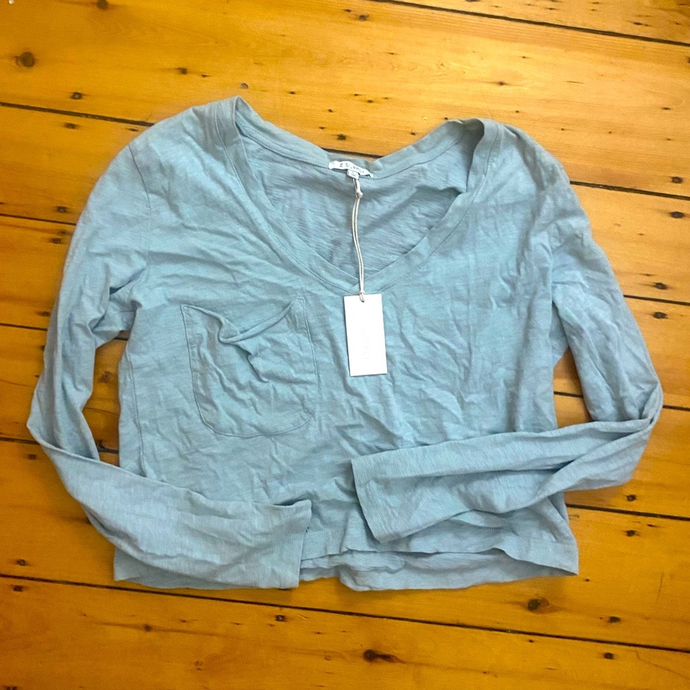 Z Supply long sleeve crop top